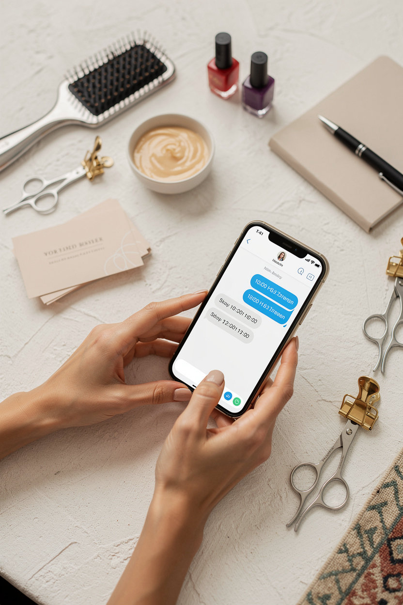 برنامج خاص لخدمة العملاء - خدمة حجز مواعيد صالون نسائي متخصصة في المعبيله، مسقط